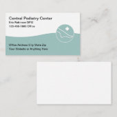 Podiatrist Foot Doctor Medical Business Cards 名刺 (正面/裏面)
