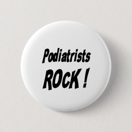 Podiatristsの石! ボタン 缶バッジ (正面)