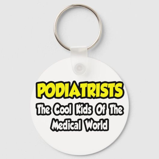 Podiatrists..カッコいい医学界の子供 キーホルダー (正面)