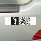 Podiatryは生き延びます バンパーステッカー (車上)