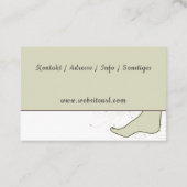 Podologe, Fusspflege 名刺 (裏面)