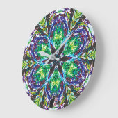 Pods Kaleidoscope ラージ壁時計 (傾斜)