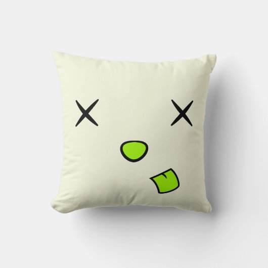 Poeさようなら子犬の枕 クッション (正面)