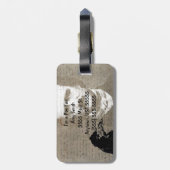 PoeとRavenデジタグランジルアート ラゲッジタグ (裏面縦)