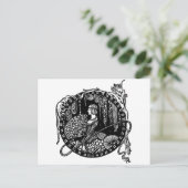 Poeのヴィグネット8 ポストカード (スタンド正面)