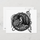 Poeのヴィグネット8 ポストカード (正面/裏面)