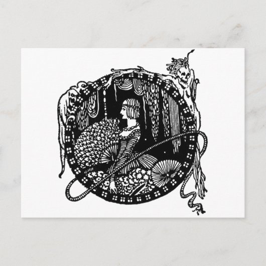 Poeのヴィグネット8 ポストカード (正面)