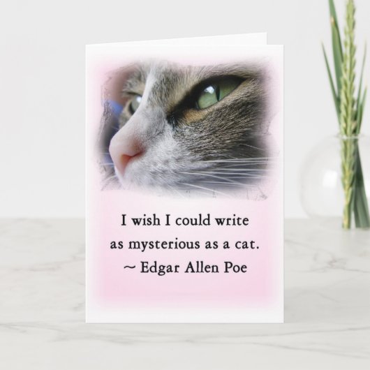 Poeの猫 カード (正面)