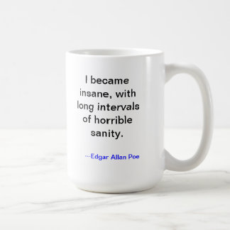 Poeの精神異常のマグ コーヒーマグカップ