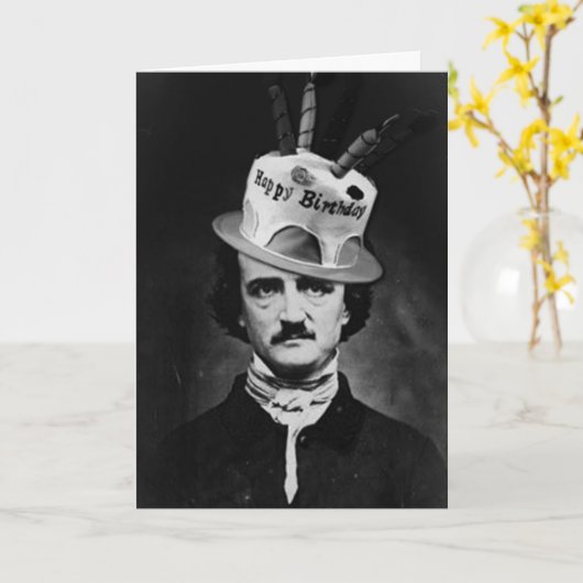 Poeの誕生日 カード (黄色い花)