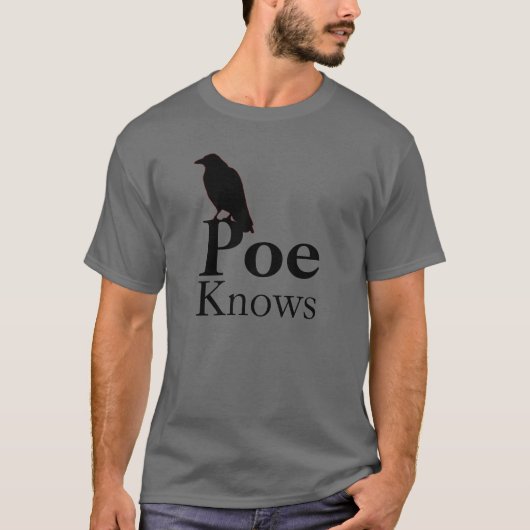 Poeは知っています Tシャツ (正面)
