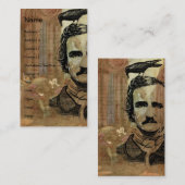 Poeコラージュ垂直 名刺 (正面/裏面)