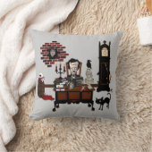 「Poe狂気」の枕 クッション (ブランケット)