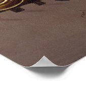 Poe – ゴシックスチームパンクビクトリアン – アートプリント ポスター (角)