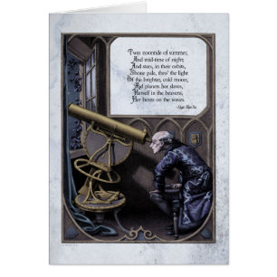 Poe "夕べスター" Steampunk Art ビクトリアン Card