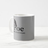 Poe 200th記念日のコーヒー・マグ コーヒーマグカップ (正面左)