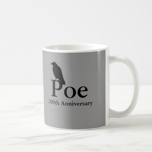 Poe 200th記念日のコーヒー・マグ コーヒーマグカップ (右)