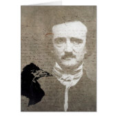Poe And The Raven Grunge Digital Art (正面)