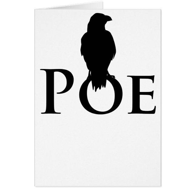 Poe Edgar Allan Poe und der Rabe (正面)