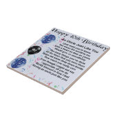 Poem -第40誕生日叔父さん タイル (側面)