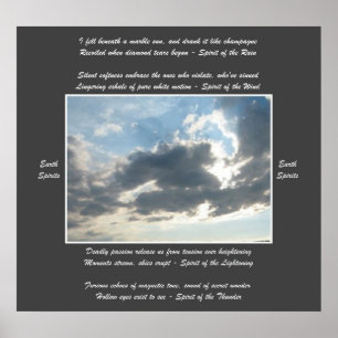 Poem *Earth Spirits* Poster ポスター