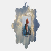 Poem Memorial Keepsake Angel Sky Clouds オーナメントカード (右)