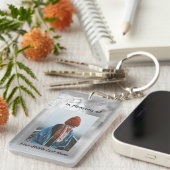  Poem Memorial Keepsake Angel Sky Clouds  キーホルダー (正面右)