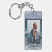 Poem Memorial Keepsake Ocean Sea Beach キーホルダー (正面左)