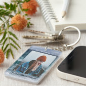 Poem Memorial Keepsake Ocean Sea Beach キーホルダー (正面右)