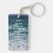 Poem Memorial Keepsake Ocean Sea Beach キーホルダー (裏面)