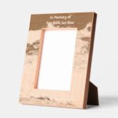 Poem Memorial Keepsake Ocean Sea Beach レーザー彫刻フレーム (左)