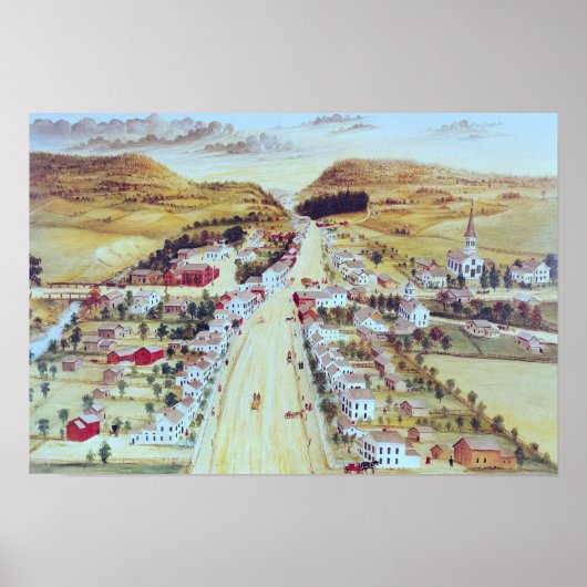 Poestenkill、ニューヨーク、C.1855 ポスター (正面)