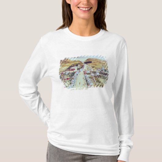 Poestenkill、ニューヨーク、c.1855 Tシャツ (正面)