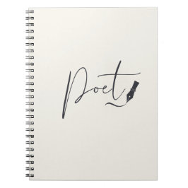 Poet Script Notebook – Minimalist Writing Journal ノートブック