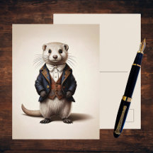 Poetcore Literary Weasel | ダークアカデミア
