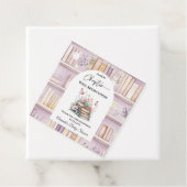 Poetcore New Chapter Pink Girl Book Baby Shower フェイバータグ (インサイチュ)