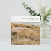 Poetic and soft  beach nature aesthetic, greeting カード (スタンド正面)