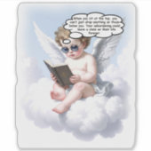 Poetic Cherub Wisdom Sticker シール (正面)