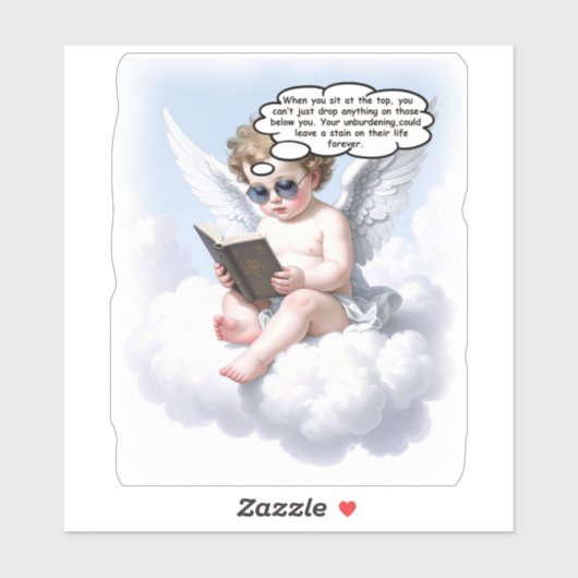 Poetic Cherub Wisdom Sticker シール (シート)