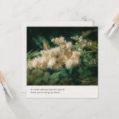 Poetic forest butterflies Thank You for Friendship カード (正面/裏面インサイチュ)