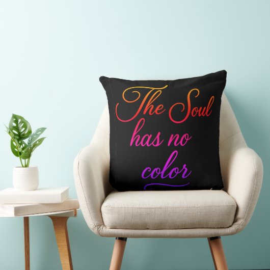 'Poetic Quotes Colelction' Throw Pillow クッション (椅子)