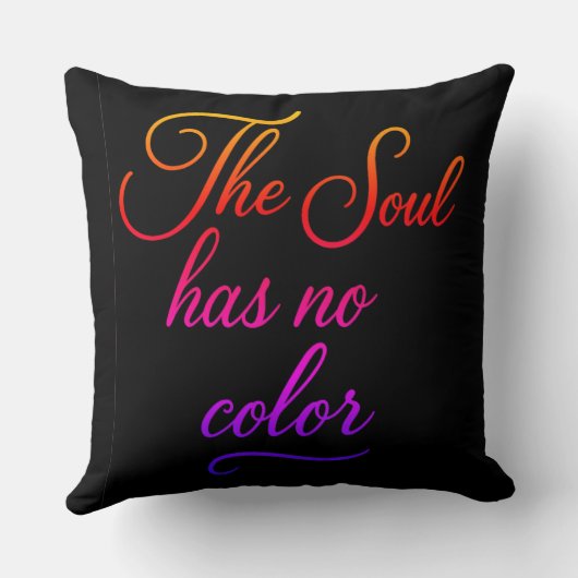 'Poetic Quotes Colelction' Throw Pillow クッション (裏面)