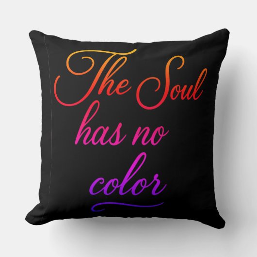 'Poetic Quotes Colelction' Throw Pillow クッション (正面)