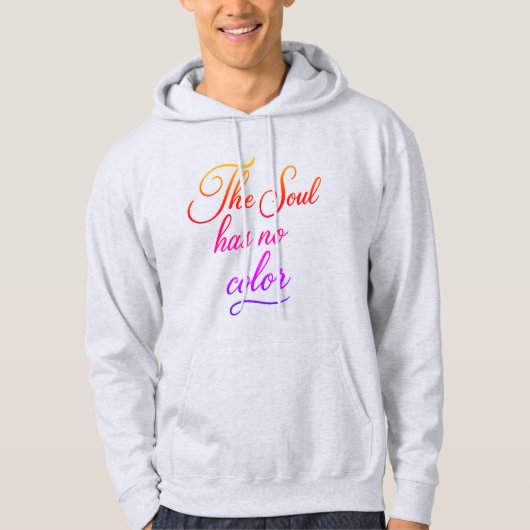 'Poetic Quotes Collection' Adult Pullover Hoodie パーカ (正面)