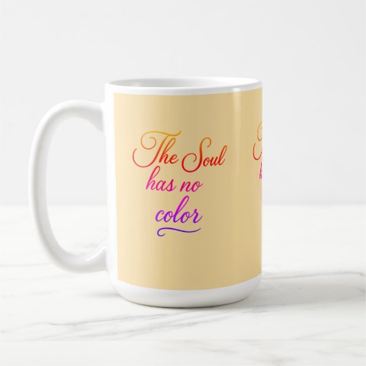 'Poetic Quotes Collection' Mug コーヒーマグカップ (左)