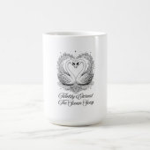 Poetic Swan T-Shirt, Mug コーヒーマグカップ (中央)