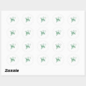 Poetica Bug Green ラウンドシール (シート)