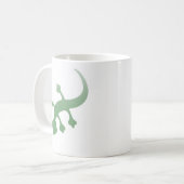 Poetica Gecko in Green コーヒーマグカップ (正面左)