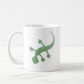 Poetica Gecko in Green コーヒーマグカップ (左)