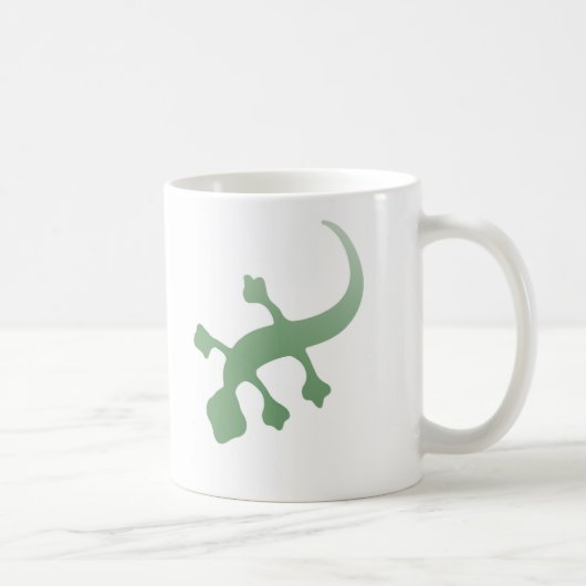 Poetica Gecko in Green コーヒーマグカップ (右)